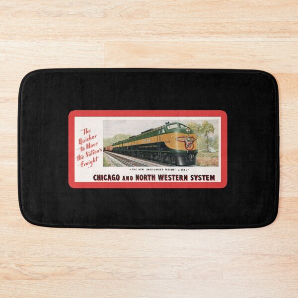 Item preview, Vintage Chicago and Northwestern Line Railroad - Quicker to Move The Nations Freight designed and sold by QuayTradingCo.