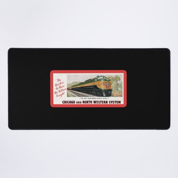 Item preview, Vintage Chicago and Northwestern Line Railroad - Quicker to Move The Nations Freight designed and sold by QuayTradingCo.