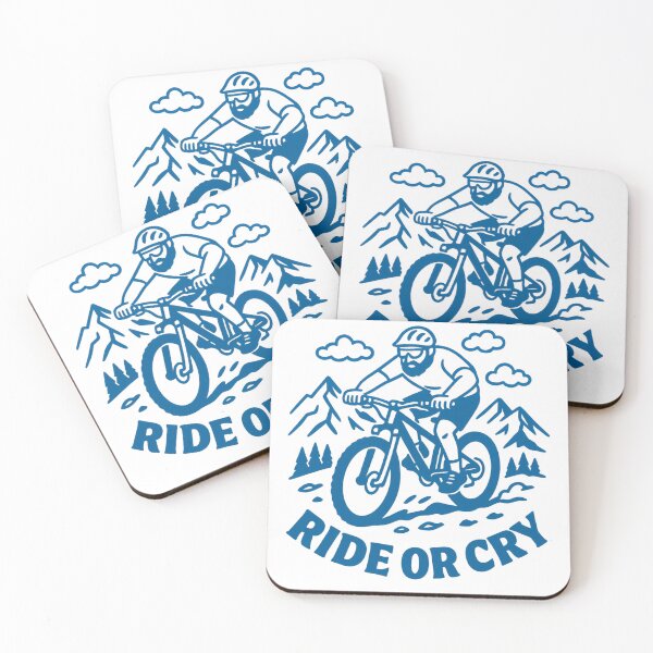 Item preview, Ride or Cry – MTB Mood designed and sold by Messy Pressy.