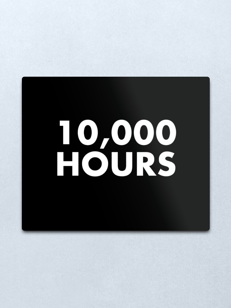 Alternate view of 10,000 Hours Metal Print