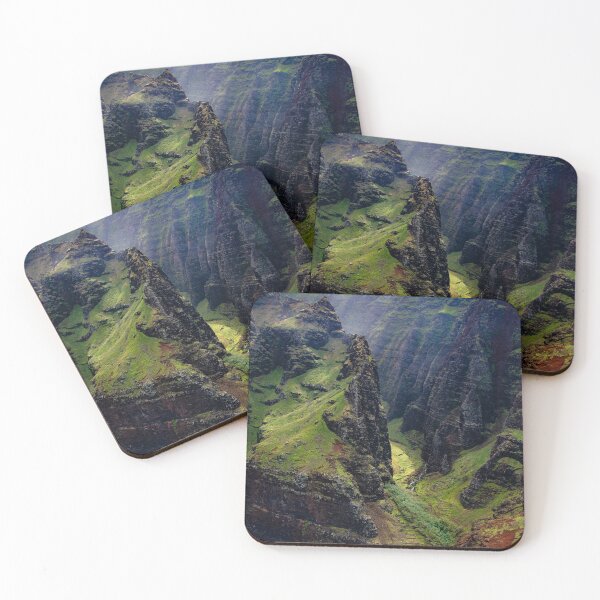 Item preview, Tropical Hawaiian Cliffs And Valley With Clearing Mist designed and sold by DEC02.