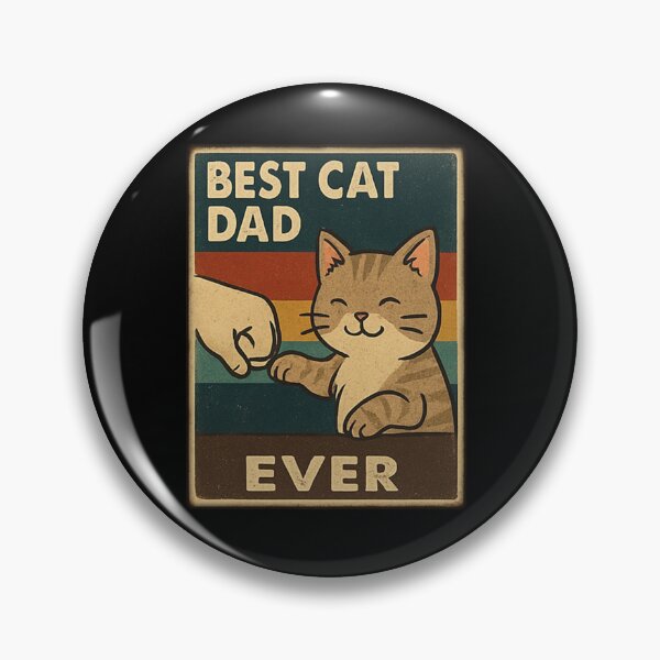 Item preview, Best Cat Dad Ever designed and sold by okiiskandarart.