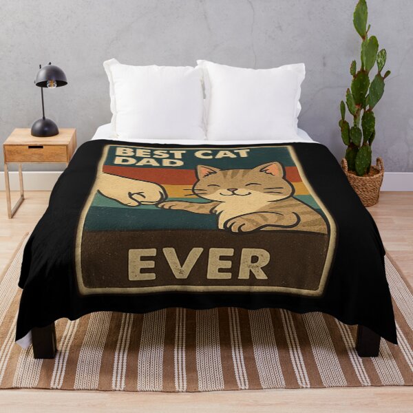 Item preview, Best Cat Dad Ever designed and sold by okiiskandarart.