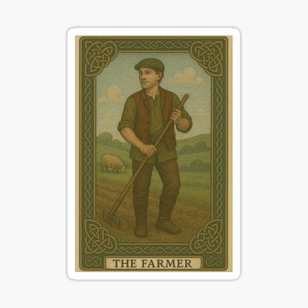 Artikel-Vorschau von Irisches Tarot - Der Bauer, designt und verkauft von irishtarot.