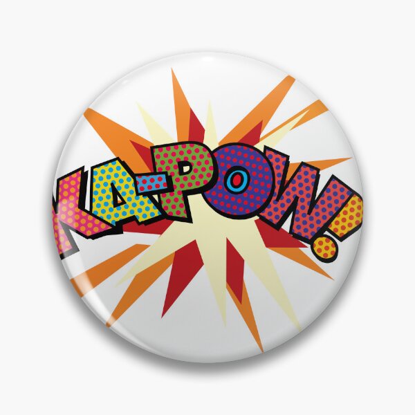 Item preview, KA-POW Comic Book Sans Flash Colorful Pop Art Trendy Fun designed and sold by theimagezone.