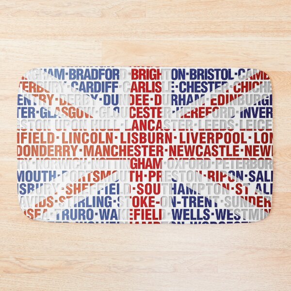 Item preview, Union Jack UK City Name Flag Cool Britannia  designed and sold by theimagezone.