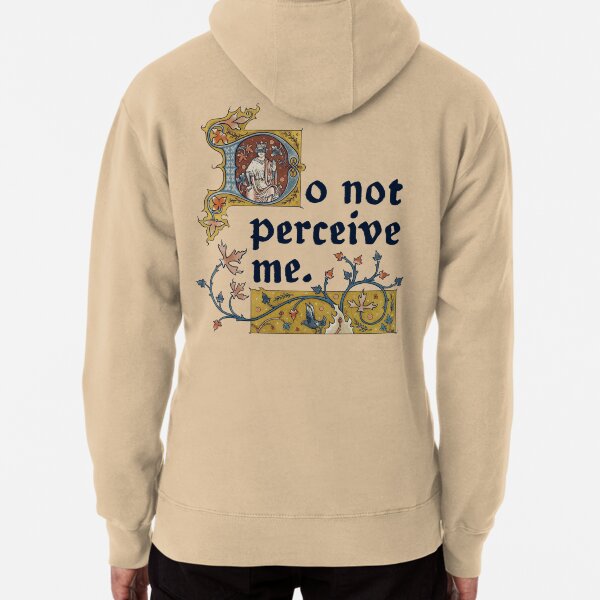 Item preview, Do Not Perceive Me Medieval Illumination designed and sold by thoughtsupnorth.