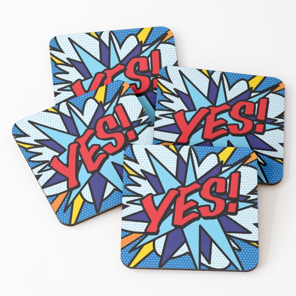 Item preview, YES Pop Art Comic Book Modern Fun designed and sold by theimagezone.