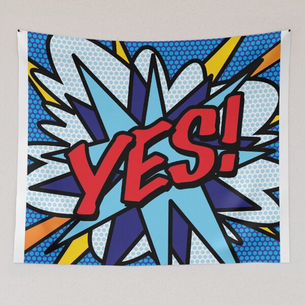Item preview, YES Pop Art Comic Book Modern Fun designed and sold by theimagezone.