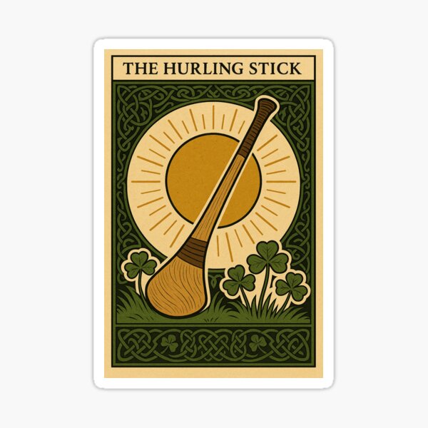 Artikel-Vorschau von Irisches Tarot – Der Hurling Stick, designt und verkauft von irishtarot.