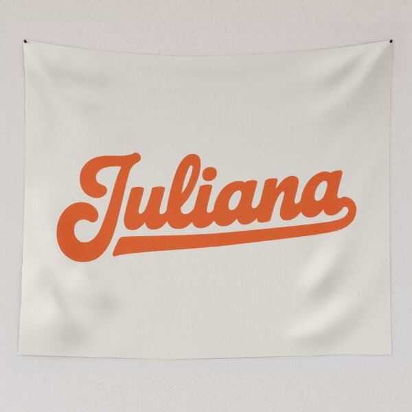 Item preview, Juliana Name Retro Style designed and sold by Anniko Art Studio.