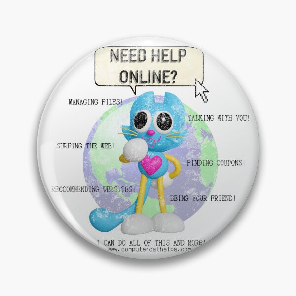 Item preview, Comcat "Need Help Online?" Shirt - Next Week at Freddy's designed and sold by Mister-Macabre.