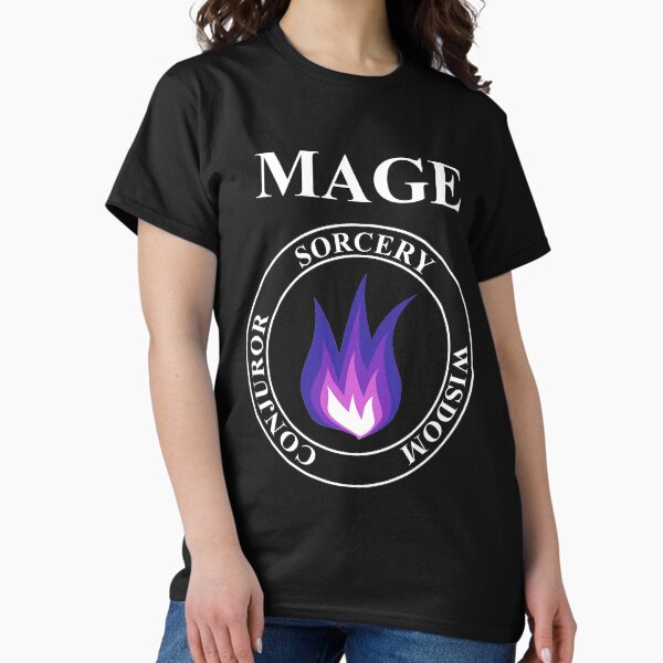Vista previa del artículo con la obra «Mage Fantasy RPG Class Magia Arcana», diseñado y vendido por Agema Apparel.
