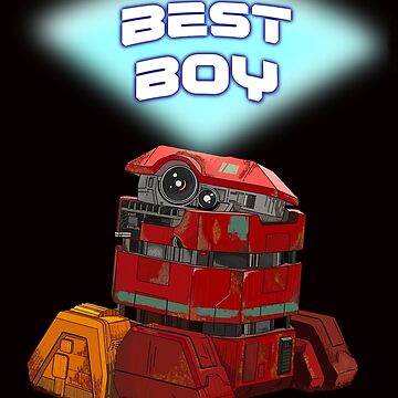 Imagen de la obra Pegatina de Star Wars de b2mo "El mejor chico" de GeekandArtsy