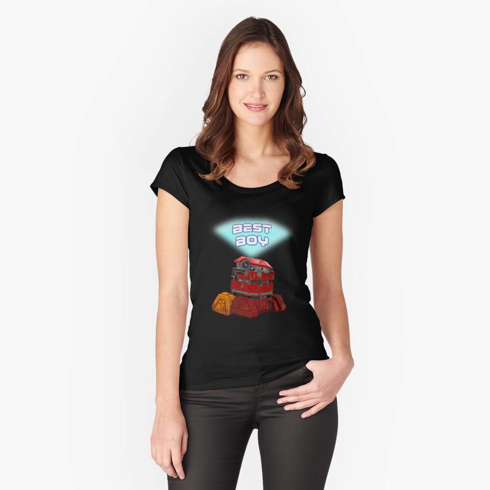 Vista previa del artículo con la obra «Camiseta entallada de cuello ancho», diseñado y vendido por GeekandArtsy.
