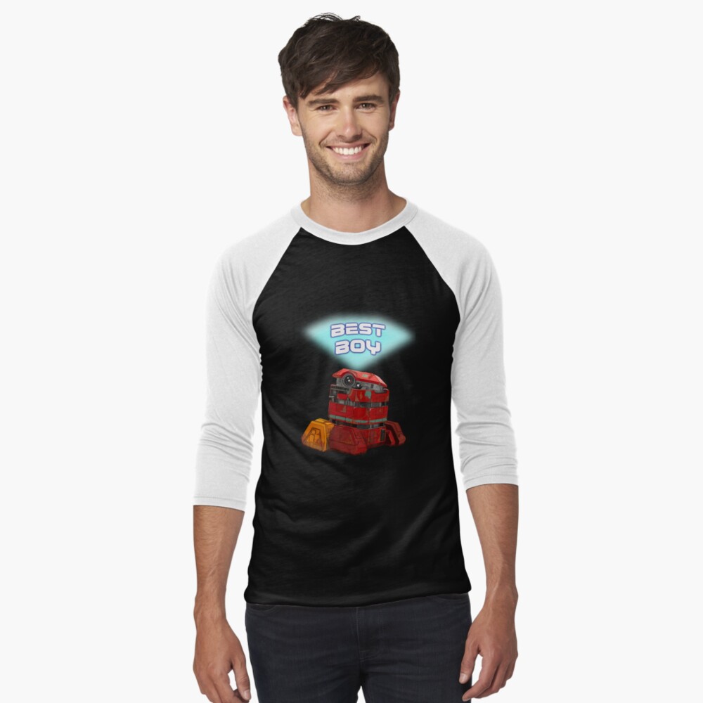 Vista previa del artículo con la obra «Camiseta ¾ estilo béisbol», diseñado y vendido por GeekandArtsy.