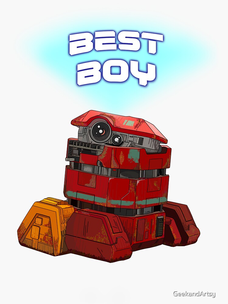 Imagen 3 de 3, Pegatina con la obra Pegatina de Star Wars de b2mo "El mejor chico", diseñada y vendida por GeekandArtsy.