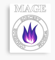 Mage Fantasy RPG Class Arcane Magic Canvas Print