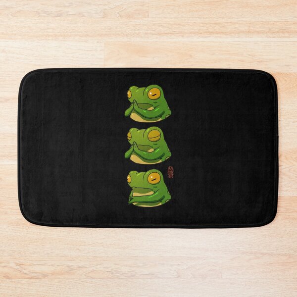Item preview, out of patience frog asian style artwork designed and sold by DingHuArt.