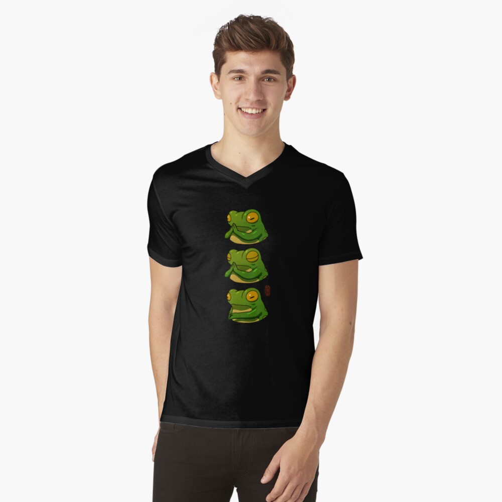 Item preview, V-Neck T-Shirt designed and sold by DingHuArt.