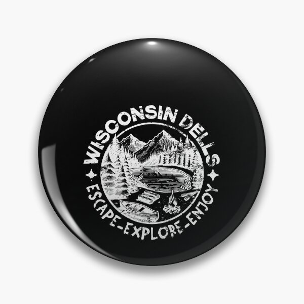 Item preview, Wisconsin Dells Mountain adventure men women Retro Vintage designed and sold by Jeangel97.