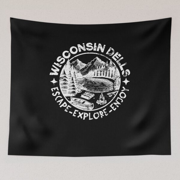 Item preview, Wisconsin Dells Mountain adventure men women Retro Vintage designed and sold by Jeangel97.
