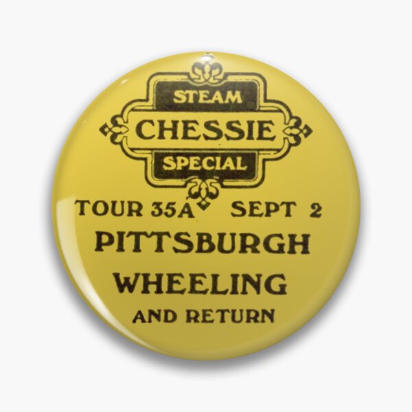 Item preview, Vintage Chessie Steam Special - Pittsburgh, Wheeling and Return designed and sold by QuayTradingCo.