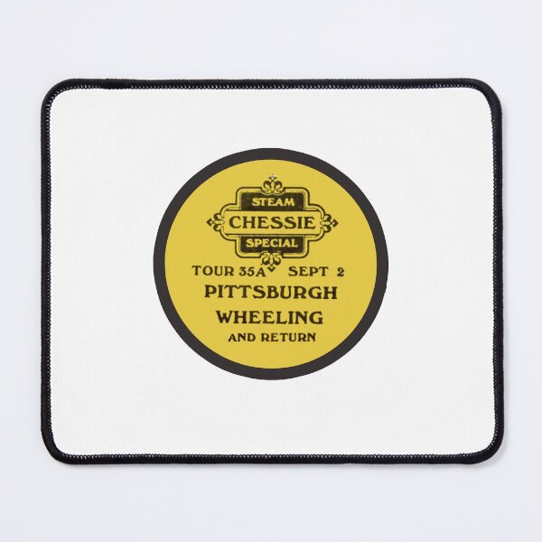 Item preview, Vintage Chessie Steam Special - Pittsburgh, Wheeling and Return designed and sold by QuayTradingCo.