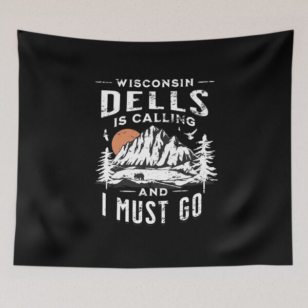 Item preview, Wisconsin Dells Mountain outdoors men women Retro Vintage designed and sold by Jeangel97.