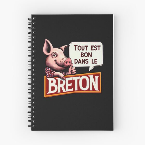 Item preview, France French Bretagne Brittany Funny Breton Pig Cartoon - Proud Regional Humor designed and sold by latelierdechris.