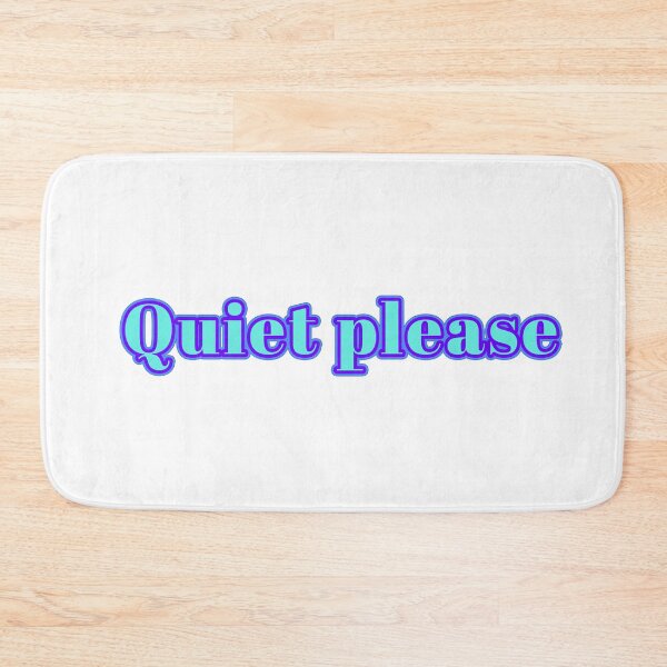 Item preview, Quiet please | please be quiet | calm designed and sold by Lindsay Marie Patterns.
