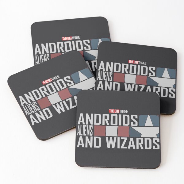 Item preview, The Big 3 - Androids, Aliens, and Wizards designed and sold by Taveren-Tavern.