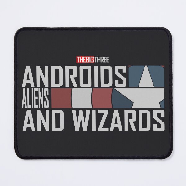Item preview, The Big 3 - Androids, Aliens, and Wizards designed and sold by Taveren-Tavern.