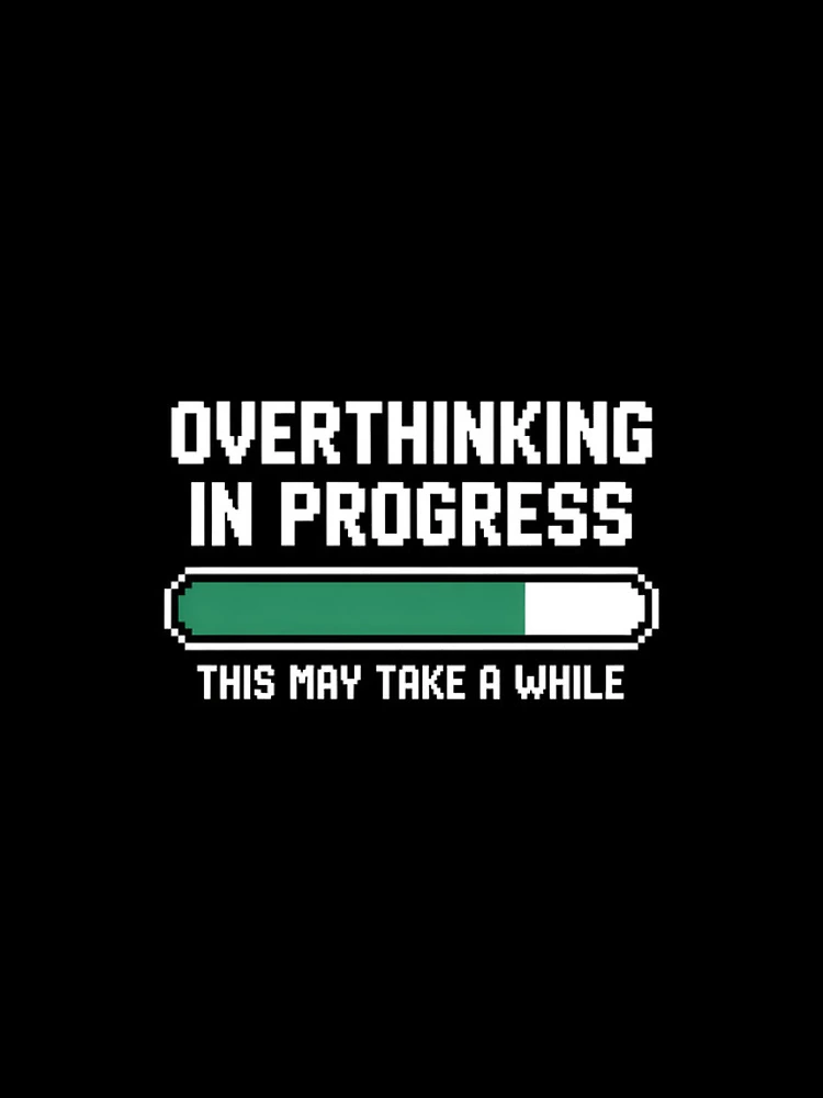 Thumbnail 4 of 4, iPhone Case, Overthinking In Progress Introvert designed and sold by Davidpama.