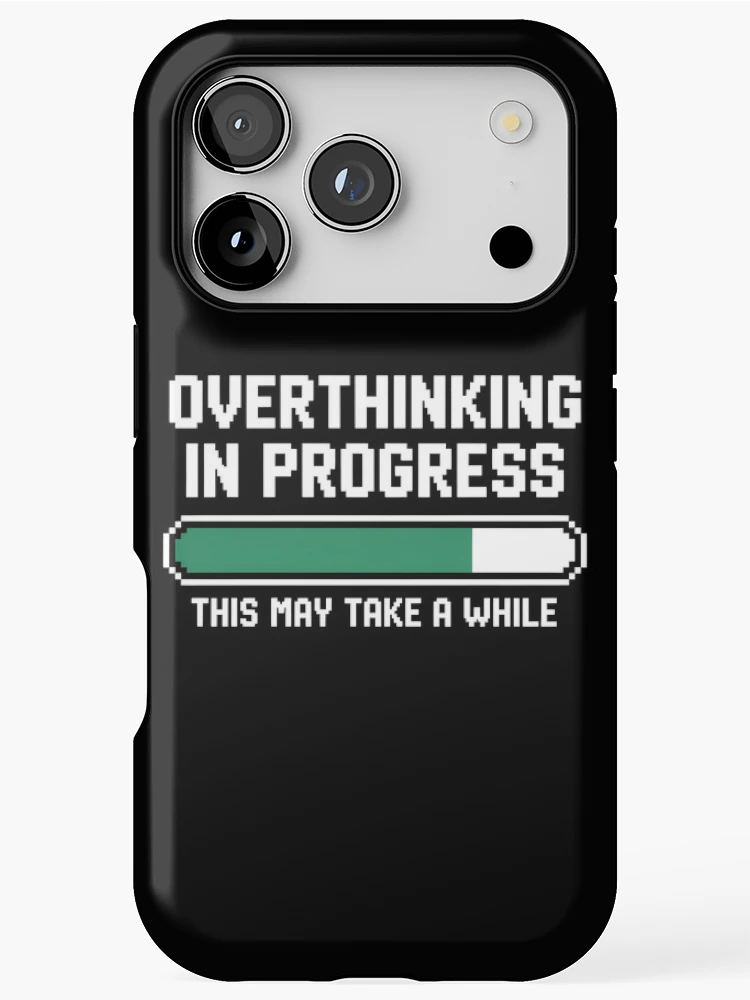 Thumbnail 1 of 4, iPhone Case, Overthinking In Progress Introvert designed and sold by Davidpama.