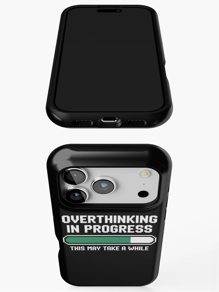 Thumbnail 3 of 4, iPhone Case, Overthinking In Progress Introvert designed and sold by Davidpama.