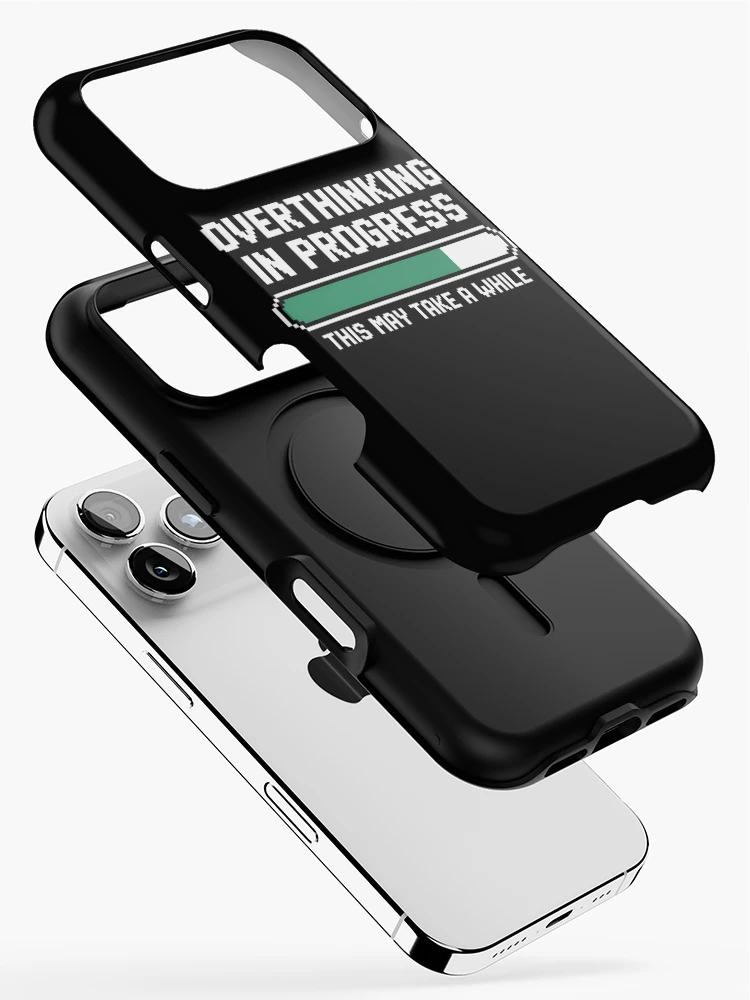 Thumbnail 2 of 4, iPhone Case, Overthinking In Progress Introvert designed and sold by Davidpama.
