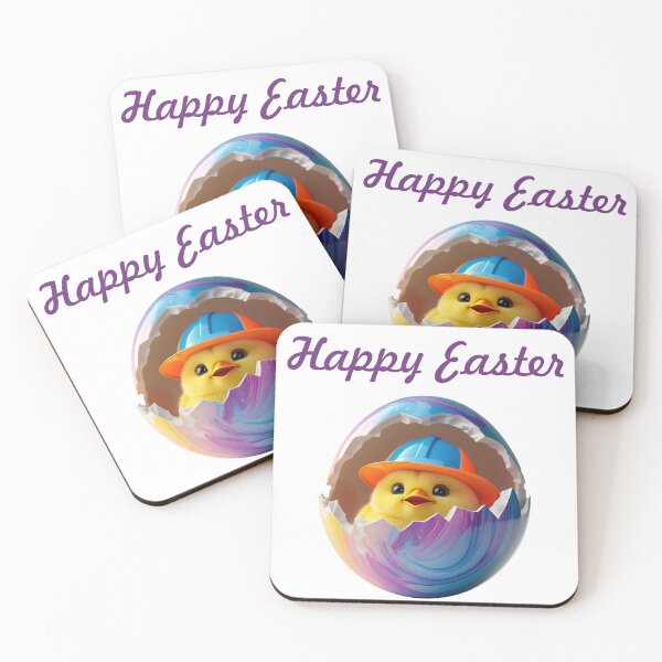 Item preview, Egg-Citing Work Begins designed and sold by Pulse Creativity Designs.
