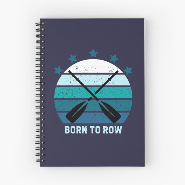 Item preview, Born To Row Motivational Retro Sunset Rowing designed and sold by StrideSuccess.