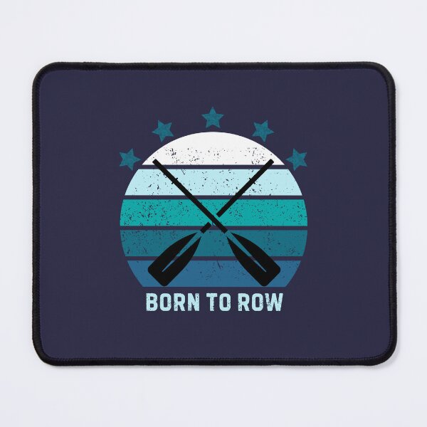 Item preview, Born To Row Motivational Retro Sunset Rowing designed and sold by StrideSuccess.