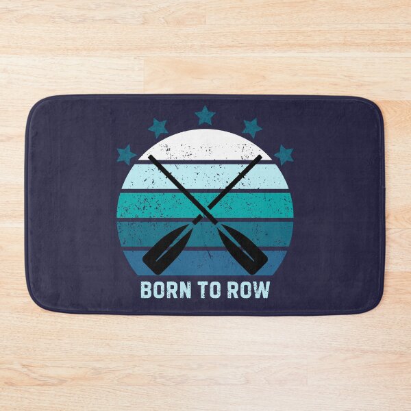 Item preview, Born To Row Motivational Retro Sunset Rowing designed and sold by StrideSuccess.