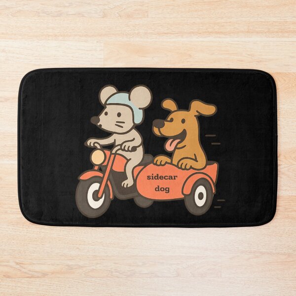 Item preview, Friends On A Motorbike Sidecar Dog designed and sold by SurrealArtSzysz.