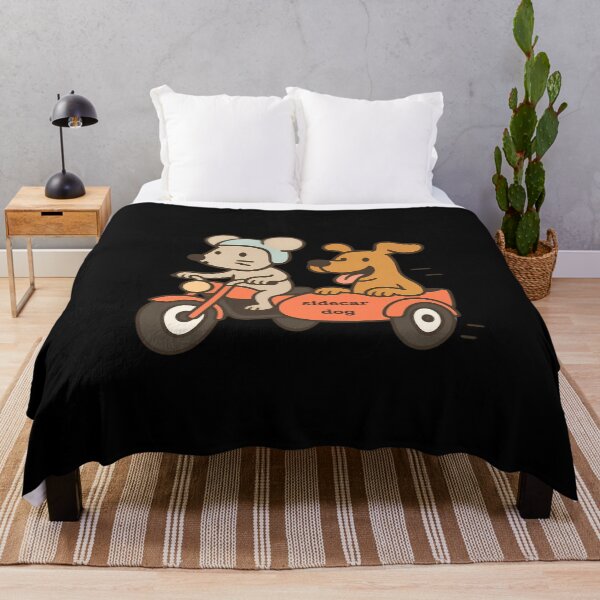 Item preview, Friends On A Motorbike Sidecar Dog designed and sold by SurrealArtSzysz.