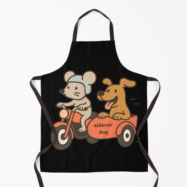 Item preview, Friends On A Motorbike Sidecar Dog designed and sold by SurrealArtSzysz.