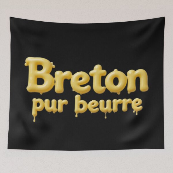 Item preview, Breton pure butter France French Brittany Brittany Proudly Breton - Golden Pure Butter Design designed and sold by latelierdechris.
