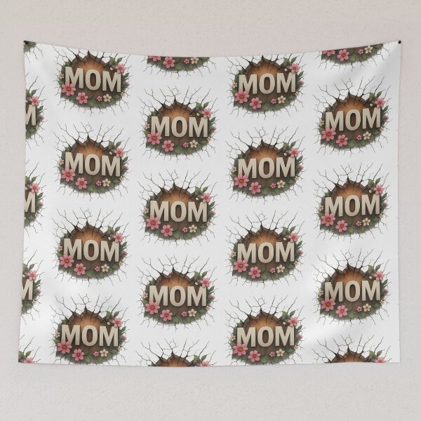 Item preview, Floral Mom Design 3D effeck designed and sold by hyticaret.