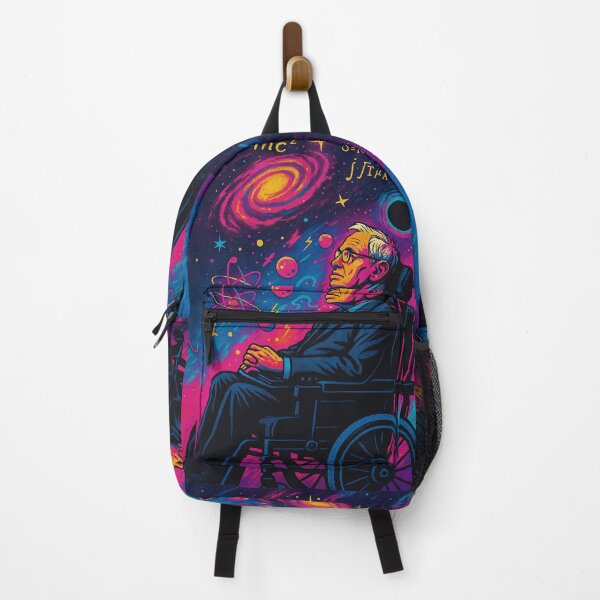 Item preview, Stephen Hawking Pop Art Portrait – Cosmic Science Illustration designed and sold by PrometheusStyle.