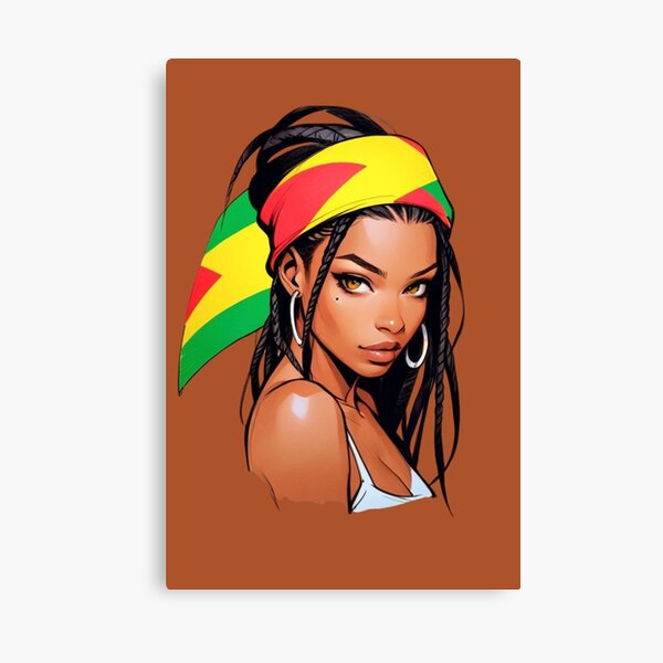 Item preview, Jamaican Girl designed and sold by ArtCraftLab.