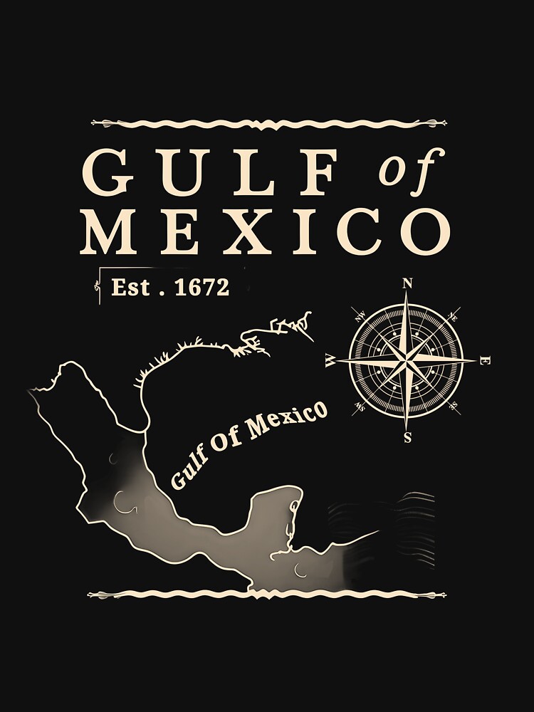 Thumbnail 7 of 7, Classic T-Shirt, Gulf of Mexico Est. 1672 Vintage Nautical designed and sold by MOBI-CASE.