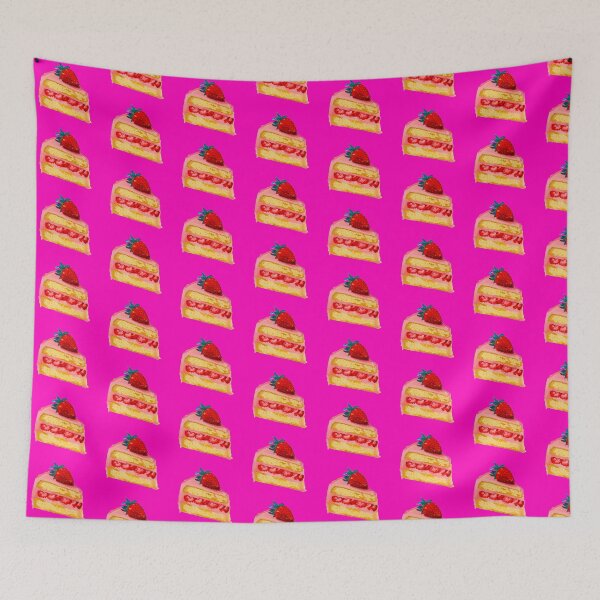 Item preview, Strawberry cake designed and sold by InkonMarz.